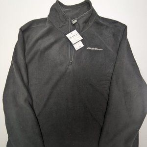 NEW WITH TAGS EDDIE BAUER ZIP PULLOVER SWEATER MENS SIZE XL